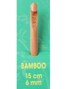 Pony Crochet Hook Bamboo 15cmx6mm