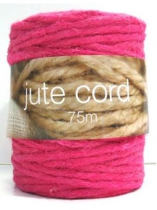 Jute Twine Pink 75 meters Roll ~3.5mm