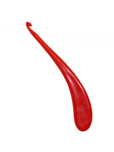 Crochet Hook Curved Handle Red Size K