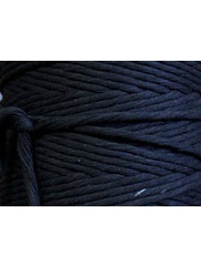 Cotton Single Twist 4mm Black 250m 1kg