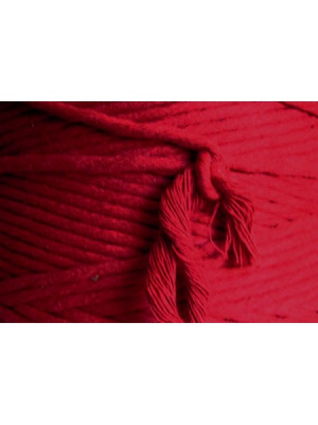 Cotton Single Twist 4mm Red 250m 1kg