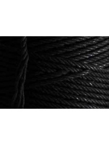 Cotton Cord 4.5mm Twist Black 1kg 185mtr