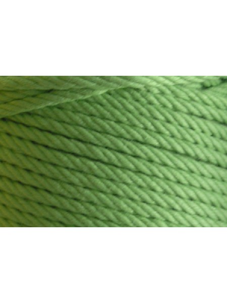Cotton Cord 4.5mm Twist Green 1kg 185mtr