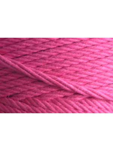 Cotton Cord 4.5mm Twist Magenta 1kg 185m