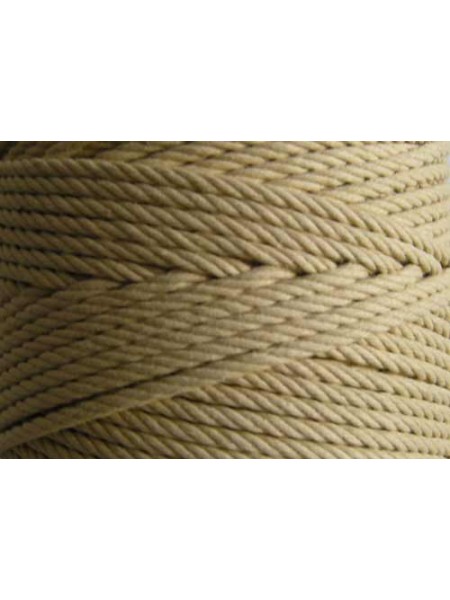 Cotton Cord 4.5mm Sandlewood 1kg 185m