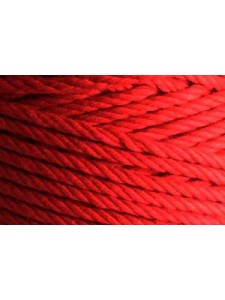 Cotton Cord 4.5mm Twist Red 1kg 185mtr
