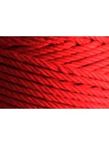 Cotton Cord 4.5mm Twist Red 1kg 185mtr