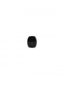 Wood Beads 13x11 Barrel 18pcs Black