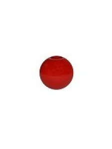 Wood Beads 25mm 6pcs Red