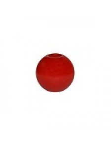 Wood Beads 32mm Round 2pcs Red