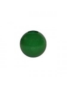 Wood Beads 38mm Round 2pcs Kelly