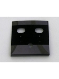 Earring Card 50x50mm clip Black