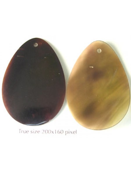 Black Pin Teardrop 35mm