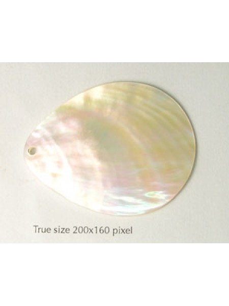 Mother of Pearl Teardrop 50x40mm