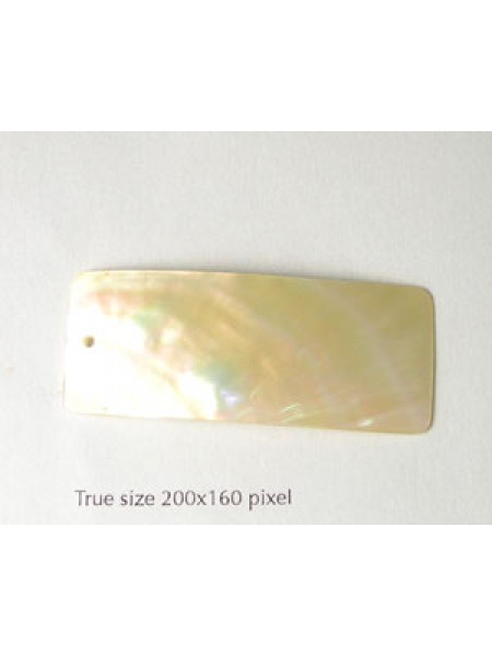 Mother of Pearl Rectangular Bar 20x50mm