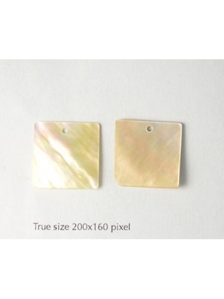 Mother of Pearl Square 20mm