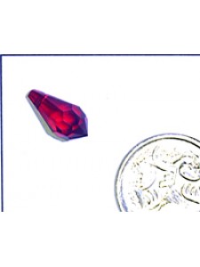 Swar Raindrop Stone 13mm Siam Red