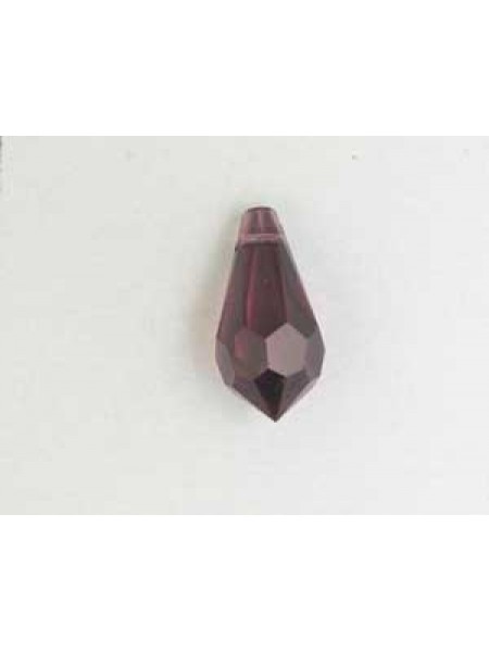 Swar Raindrop Stone 15mm Amethyst