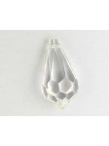 Swar Raindrop Stone 22x11mm Clear