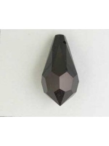 Swar Raindrop Stone 22x11mm Jet