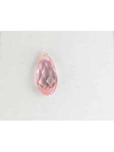 Swar Briolette 13x6.5mm Light Rose