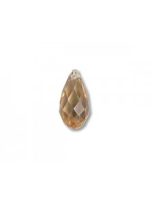 Swar Briolette 13x6.5mm Light Col. Topaz