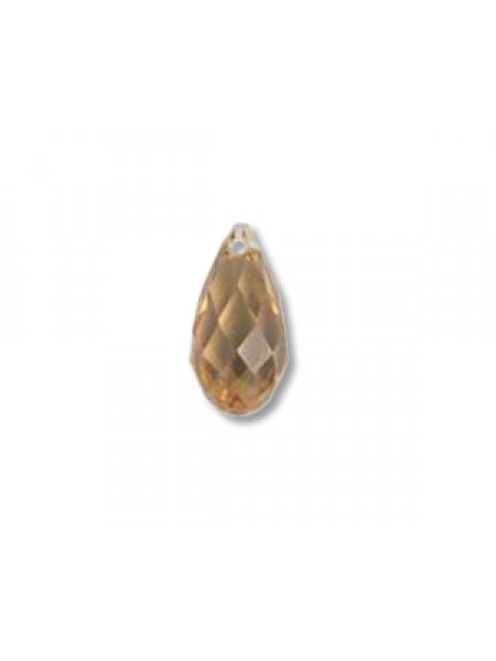 Swar Briolette 13x6.5mm Light Col. Topaz