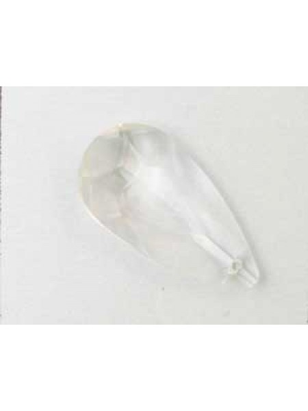 Swar Teardrop Stone 24mm Clear