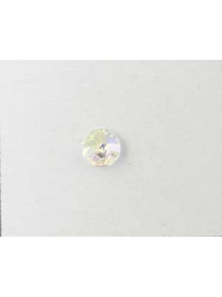 Swar Disc Pendant Bead 6mm Clear AB