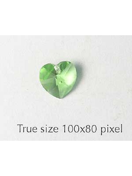 Swar Heart Stone 10mm Peridot