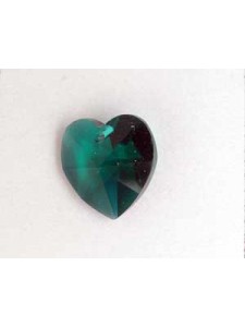 Swar Heart Stone 14mm Emerald