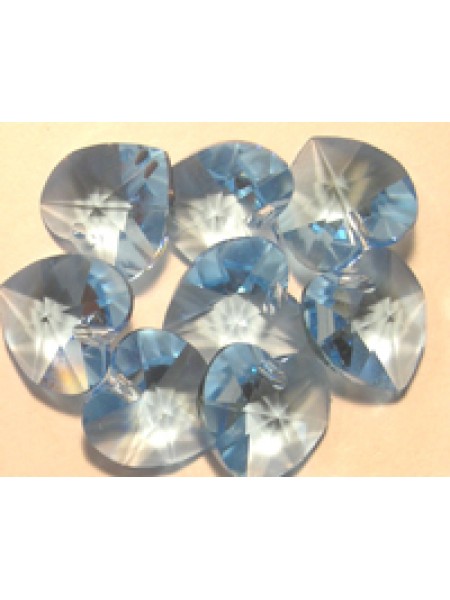 Swar Heart Stone 14mm Aquamarine