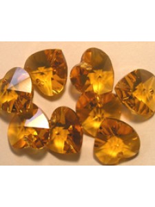 Swar Heart Stone 10mm Topaz