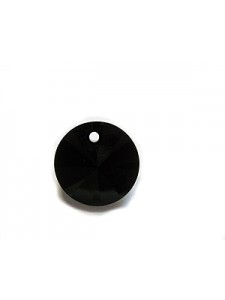 Swar Disc Pendant 12mm Jet