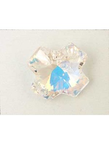 Swar Square Cross 20mm Clear AB
