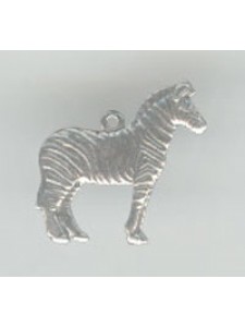 Pewter Small Flat Zebra -bail