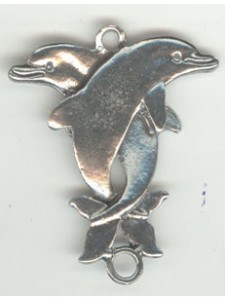 Pewter Dolphin - 2 bails