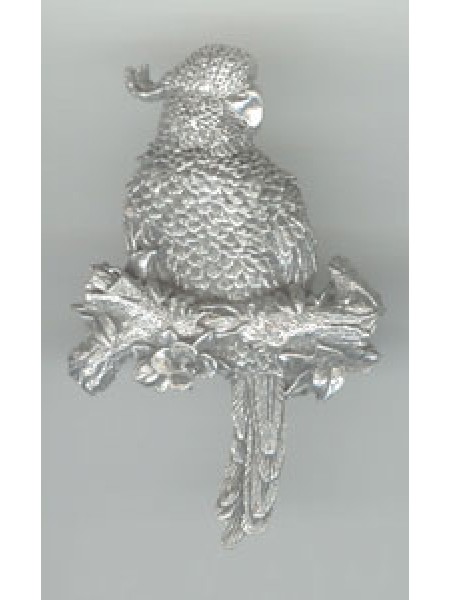 Pewter Large Parrot