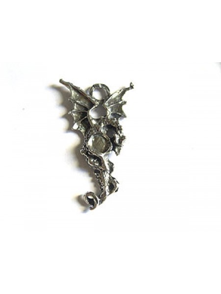 Pewter Dragon - small winged