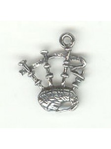 Metal Bagpipes Charm