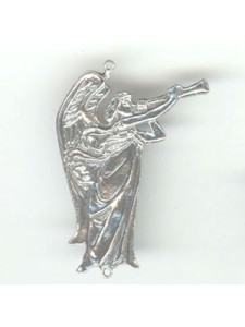Metal Angel with Horn