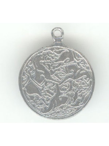 Metal Celtic Horse Disc - 1 bail