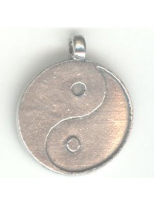 Pewter Medium Yin Yang