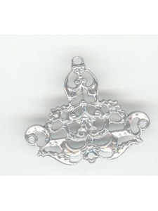 Pewter Lge necklace hanger - bail