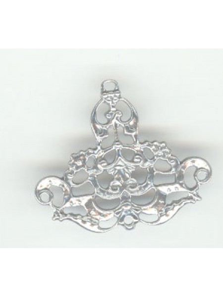 Pewter Lge necklace hanger - bail