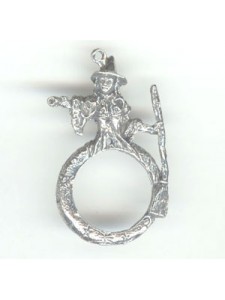 Pewter Small Witch/Circle