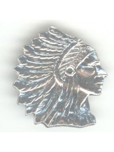 Pewter Indian Head - No Hole