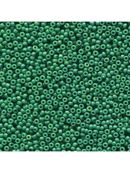SB Miyuki 11/0 DURA OPQ Dyed Green 23gr