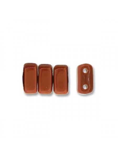 Bricks 2 H 3x6mm Umber 50beads