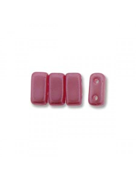 Bricks 2 H 3x6mm Pink 50beads